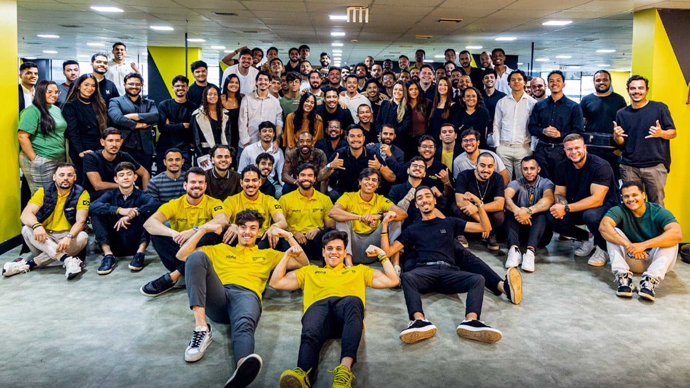 Time da Alpha, uma das empresas que formam a Sinnu